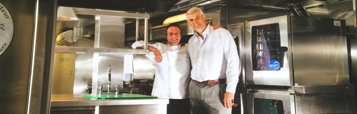 Alain Roux and Charles Parker, Waterside Inn kitchen
